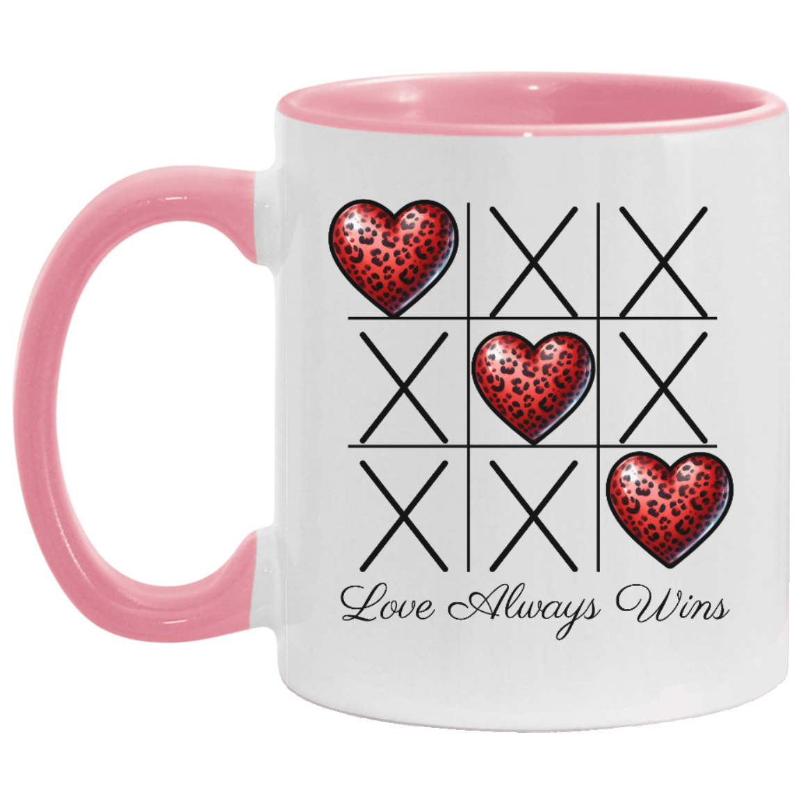 Love Always Wins 11oz, Accent Mug