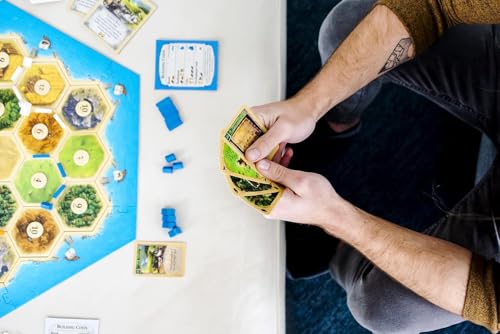 CATAN Board Game - Embark on a Journey of Discovery and Trade! Civilization Building Strategy Game, Family Game for Kids & Adults, Ages 10+, 3-4 Players, 60-90 Minute Playtime, Made by CATAN Studio