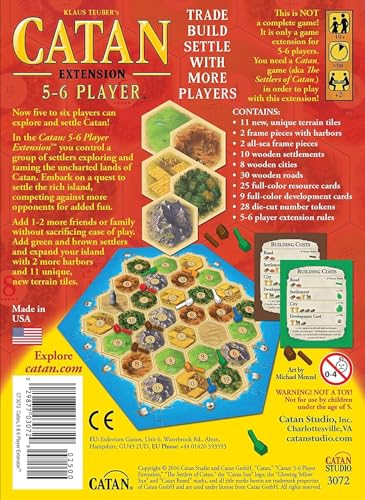 CATAN Board Game - Embark on a Journey of Discovery and Trade! Civilization Building Strategy Game, Family Game for Kids & Adults, Ages 10+, 3-4 Players, 60-90 Minute Playtime, Made by CATAN Studio