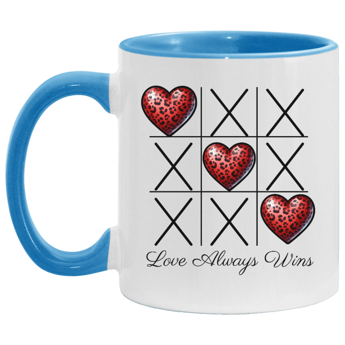 Love Always Wins 11oz, Accent Mug