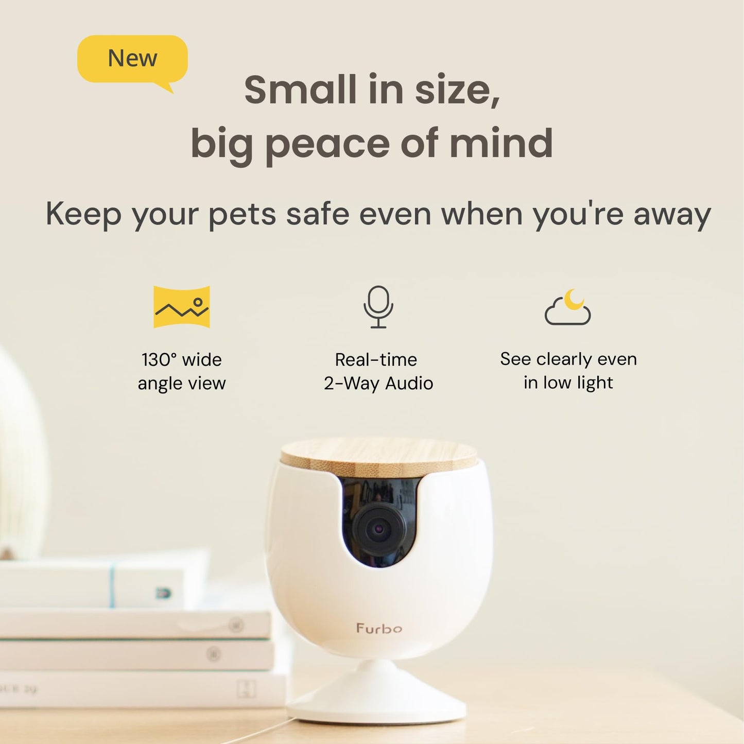 Furbo 360° Dog Camera + Nanny Bundle: Home Security & Dog Safety Alerts, Rotating Pet Treat Dispenser Camera with Speaker, Smart Home Indoor Cam w Phone App (Additional Subscription Required at Setup)