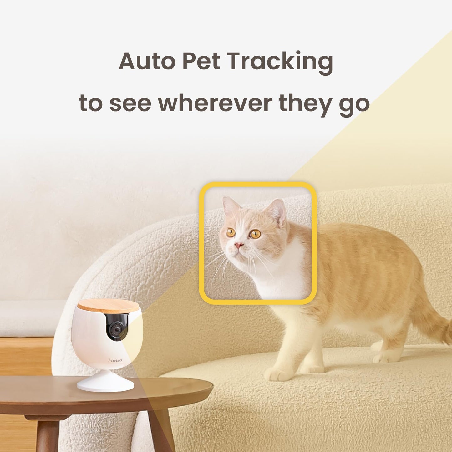 Furbo 360° Dog Camera + Nanny Bundle: Home Security & Dog Safety Alerts, Rotating Pet Treat Dispenser Camera with Speaker, Smart Home Indoor Cam w Phone App (Additional Subscription Required at Setup)