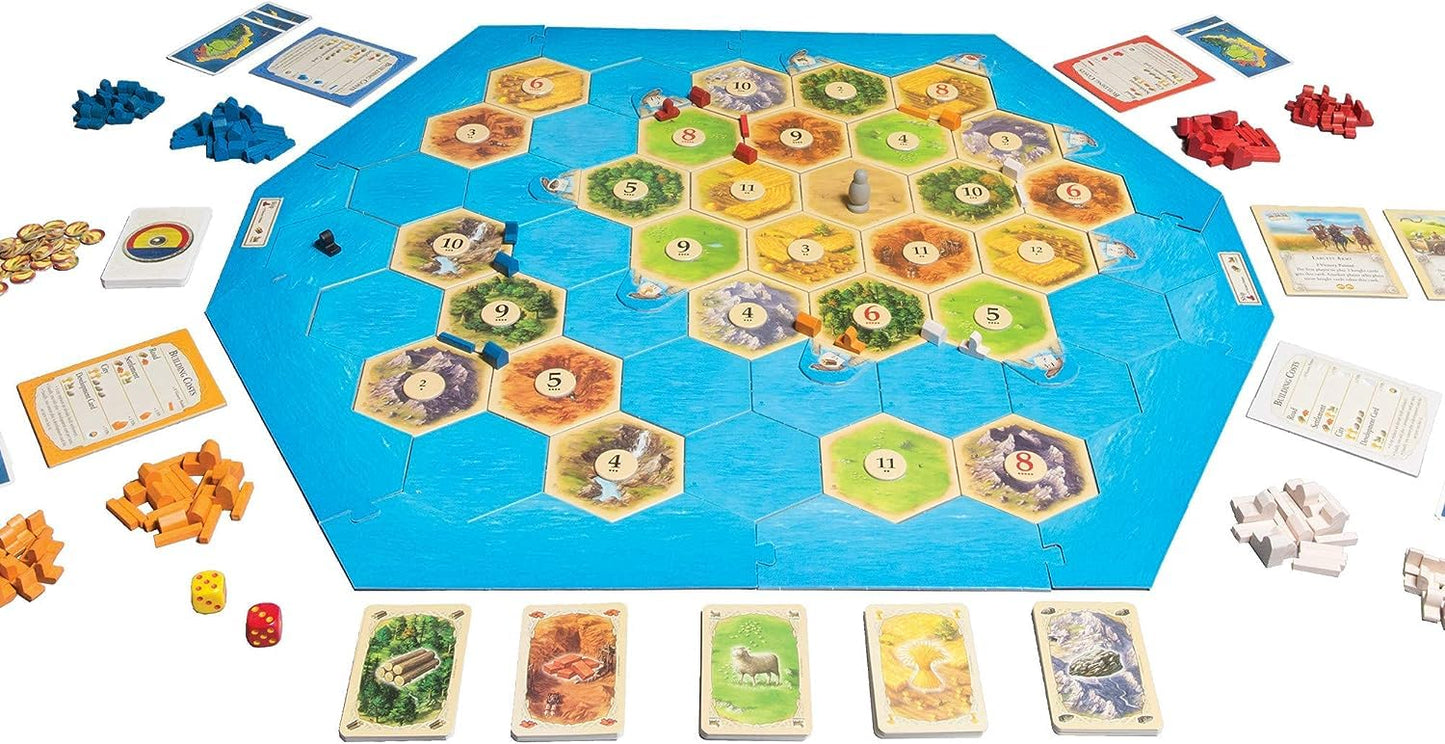 CATAN Seafarers Board Game Expansion - Explore, Settle, and Conquer New Isles! Strategy Game, Family Game for Kids and Adults, Ages 10+, 3-4 Players, 60 Minute Playtime, Made Studio