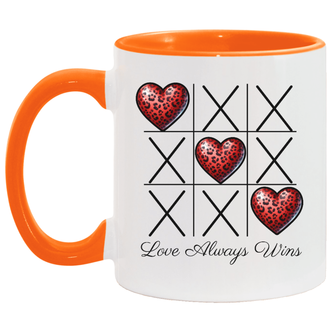 Love Always Wins 11oz, Accent Mug