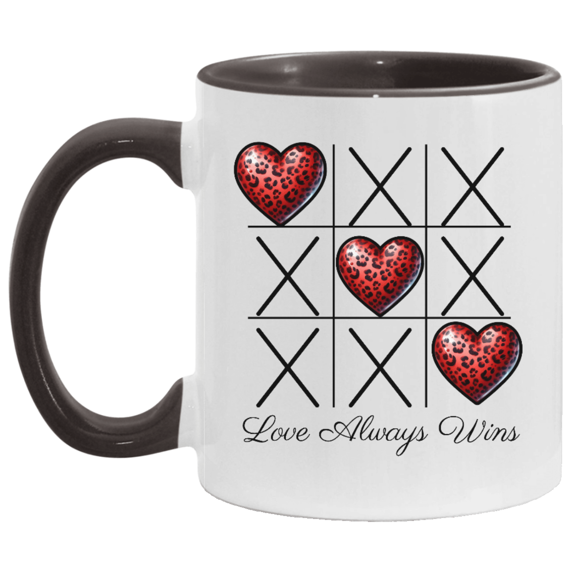 Love Always Wins 11oz, Accent Mug