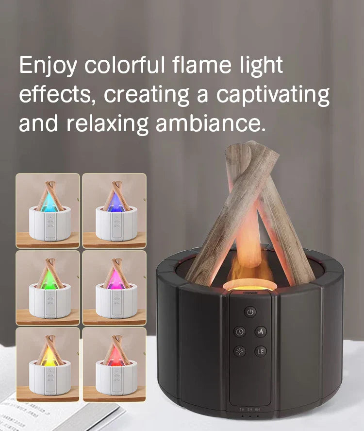 Simulated Flame Aroma Diffuser