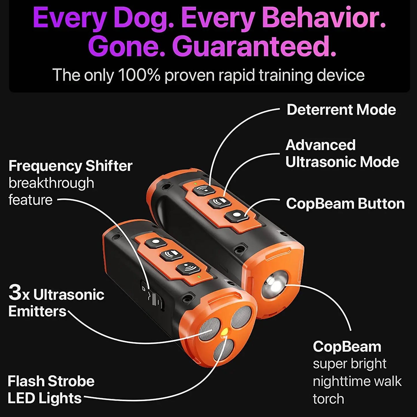 Dog Deterrent Ultrasonic Training Device