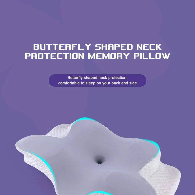Memory Foam Cervical Butterfly Pillow