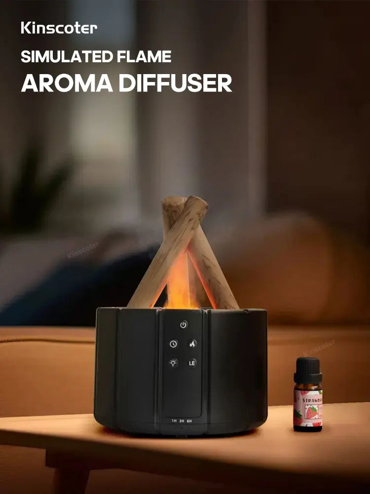 Simulated Flame Aroma Diffuser