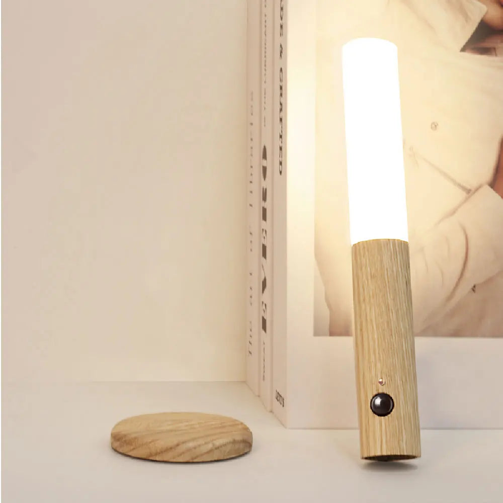 LED Wood Night Light with USB