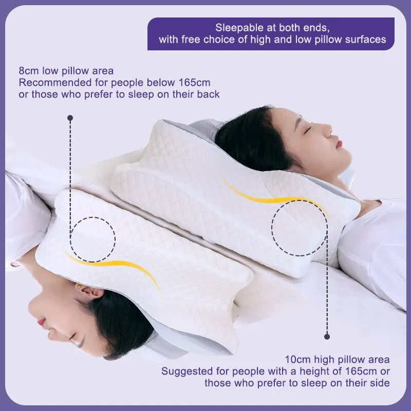 Memory Foam Cervical Butterfly Pillow