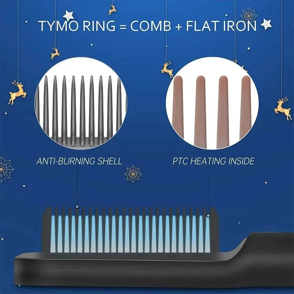 3 In1 Professional Quick Heated Electric Hot Comb