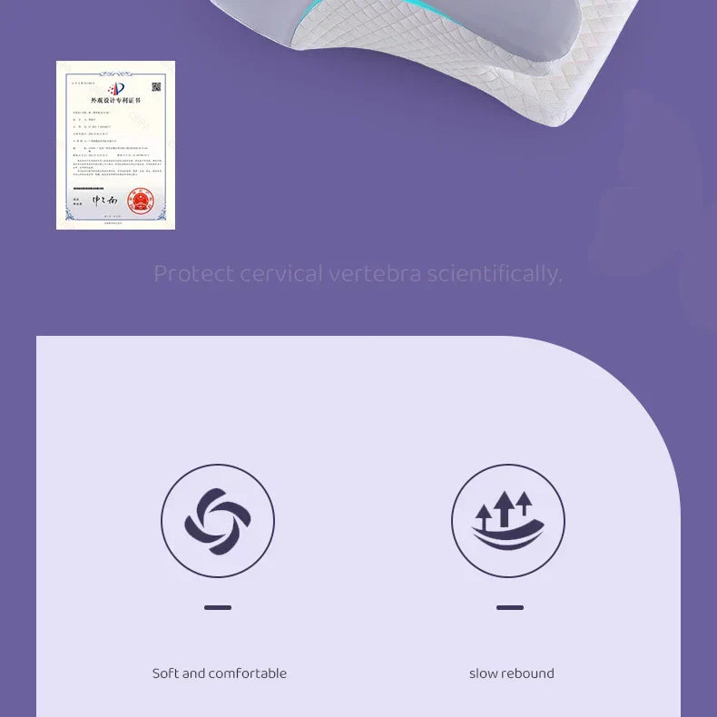 Memory Foam Cervical Butterfly Pillow