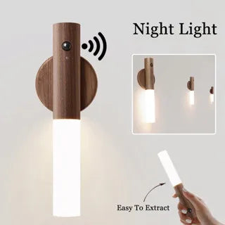 LED Wood Night Light with USB
