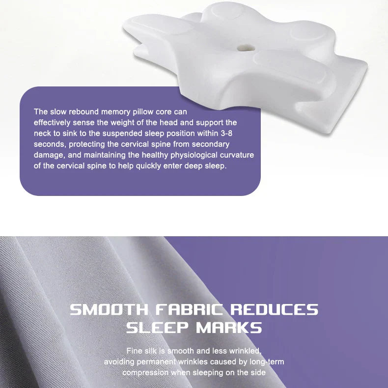 Memory Foam Cervical Butterfly Pillow