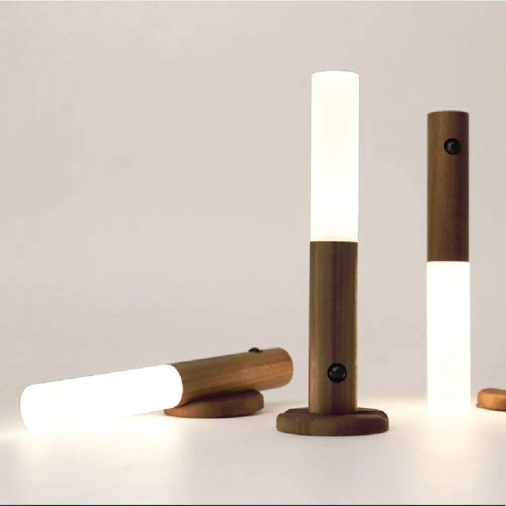 LED Wood Night Light with USB