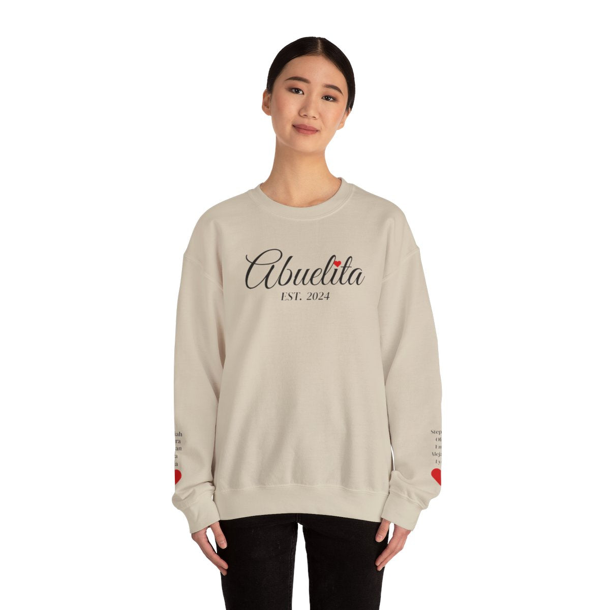 Abuelita ❤️ Unisex Heavy Blend™ Crewneck Sweatshirt