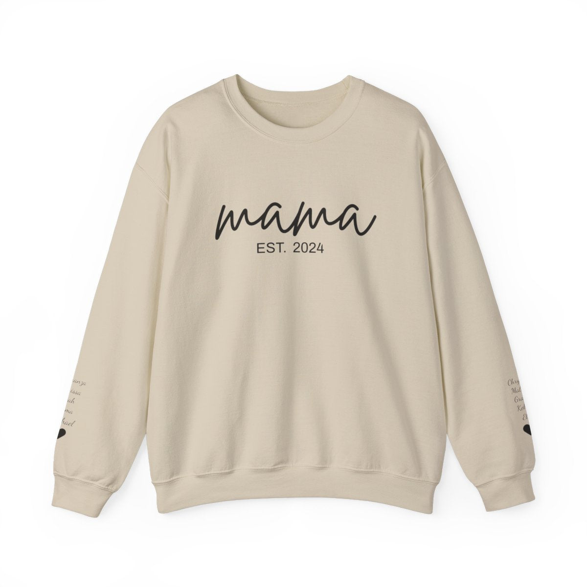 Mama Personalized Unisex Heavy Blend™ Crewneck Sweatshirt