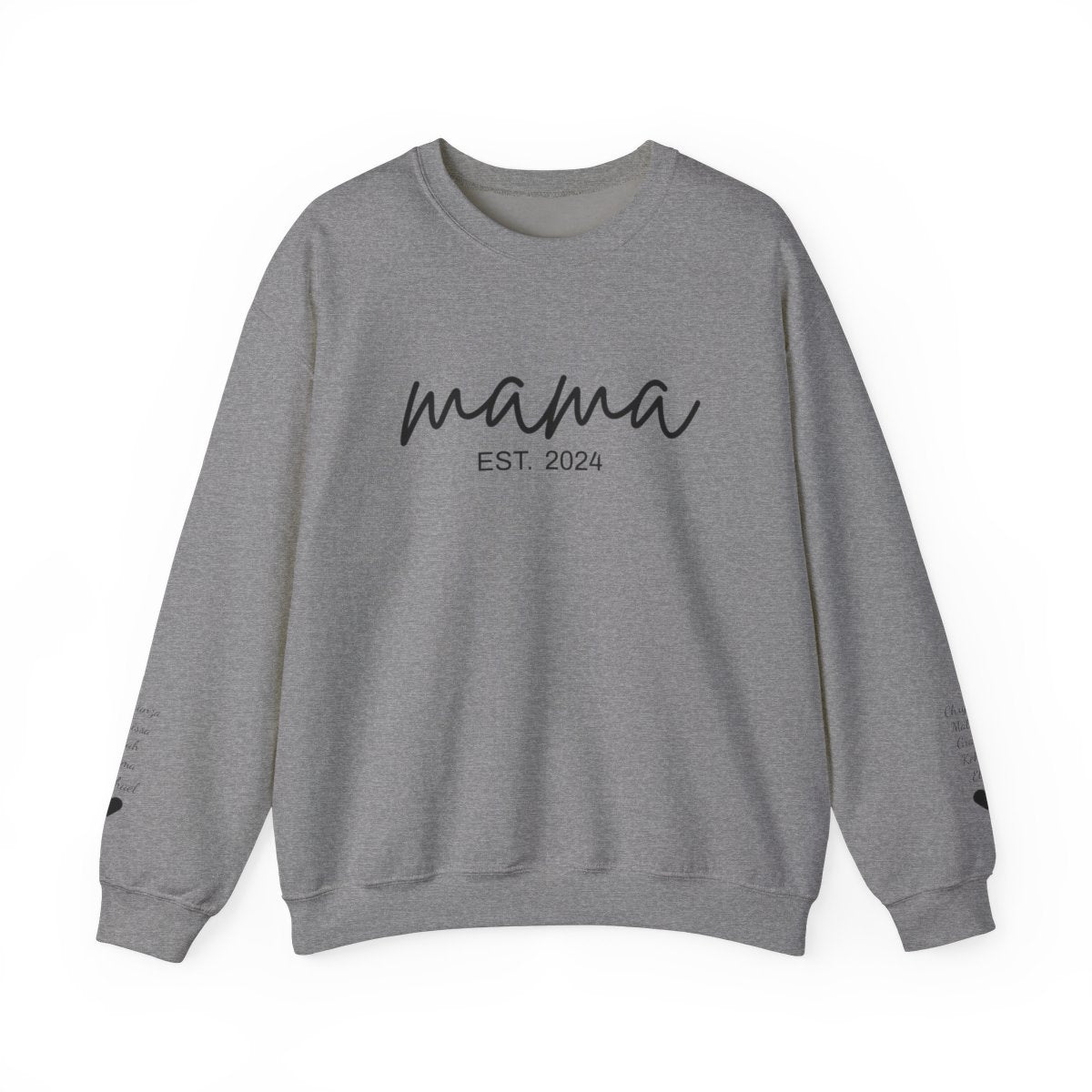 Mama Personalized Unisex Heavy Blend™ Crewneck Sweatshirt