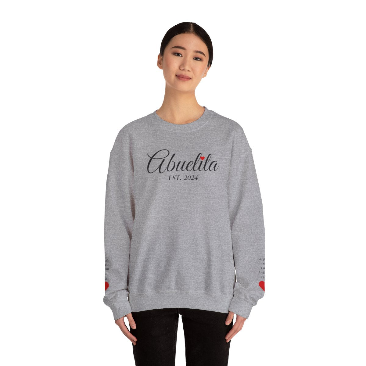 Abuelita ❤️ Unisex Heavy Blend™ Crewneck Sweatshirt