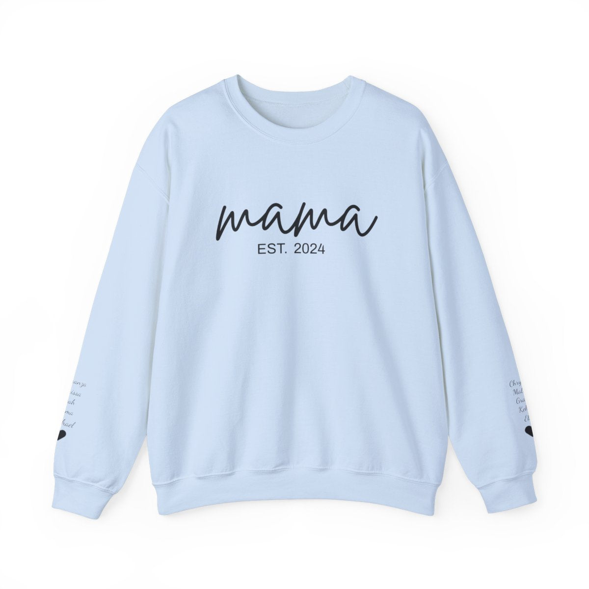 Mama Personalized Unisex Heavy Blend™ Crewneck Sweatshirt