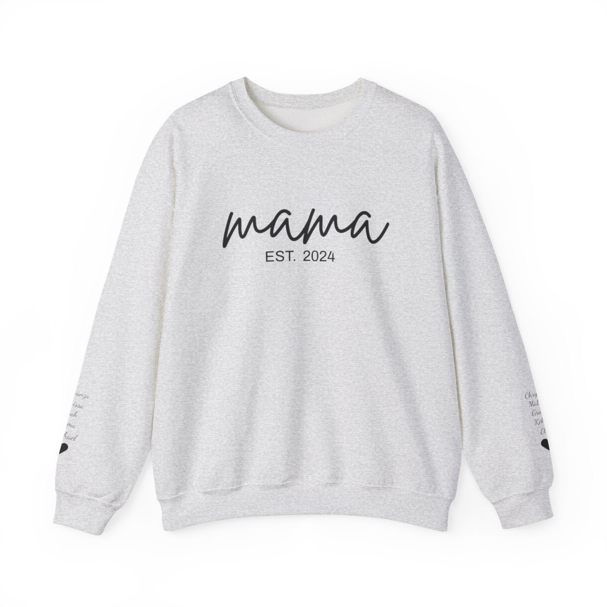 Mama Personalized Unisex Heavy Blend™ Crewneck Sweatshirt
