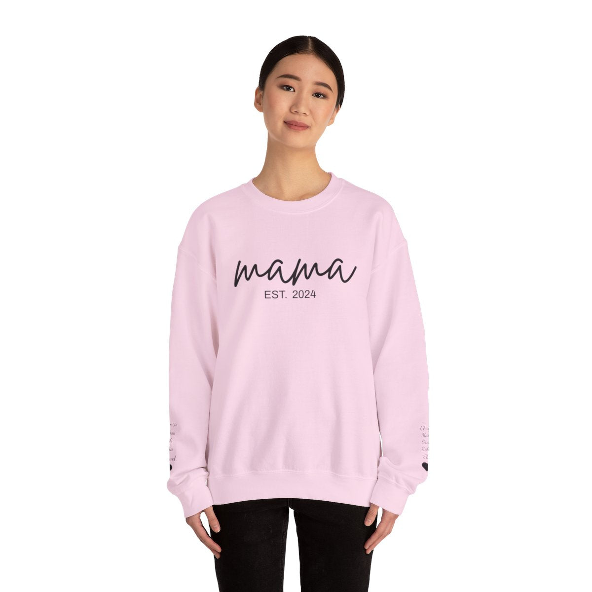 Mama Personalized Unisex Heavy Blend™ Crewneck Sweatshirt