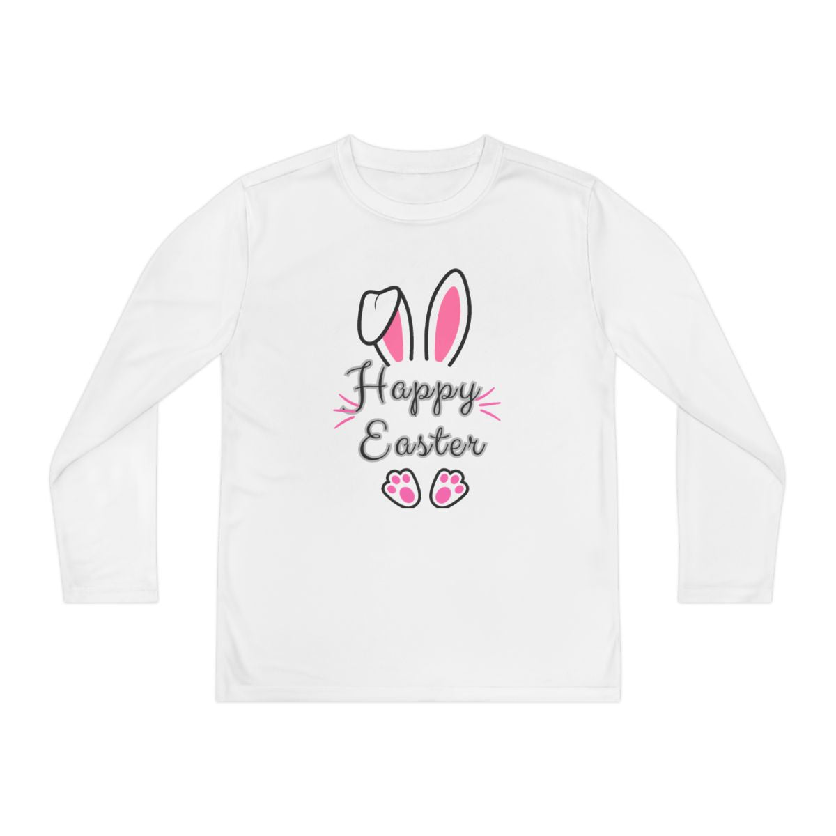 Happy Easter Youth Long Sleeve Competitor Tee