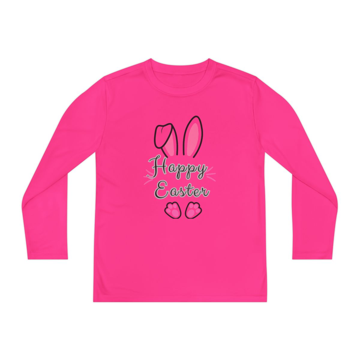 Happy Easter Youth Long Sleeve Competitor Tee