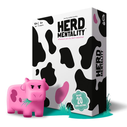 Herd Mentality: Udderly Hilarious Board Game | Easy Setup & Play | Loved by Millions of Families & Friends | Perfect for 4-20 Players