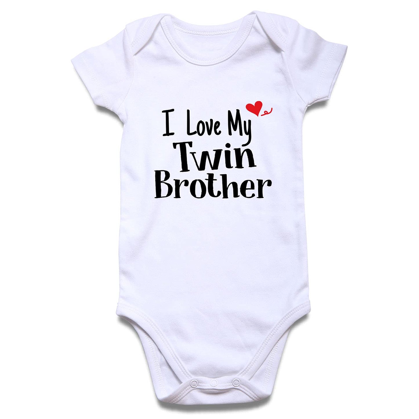 Twins Baby Bodysuits Boys Girls Rompers 2 Pack