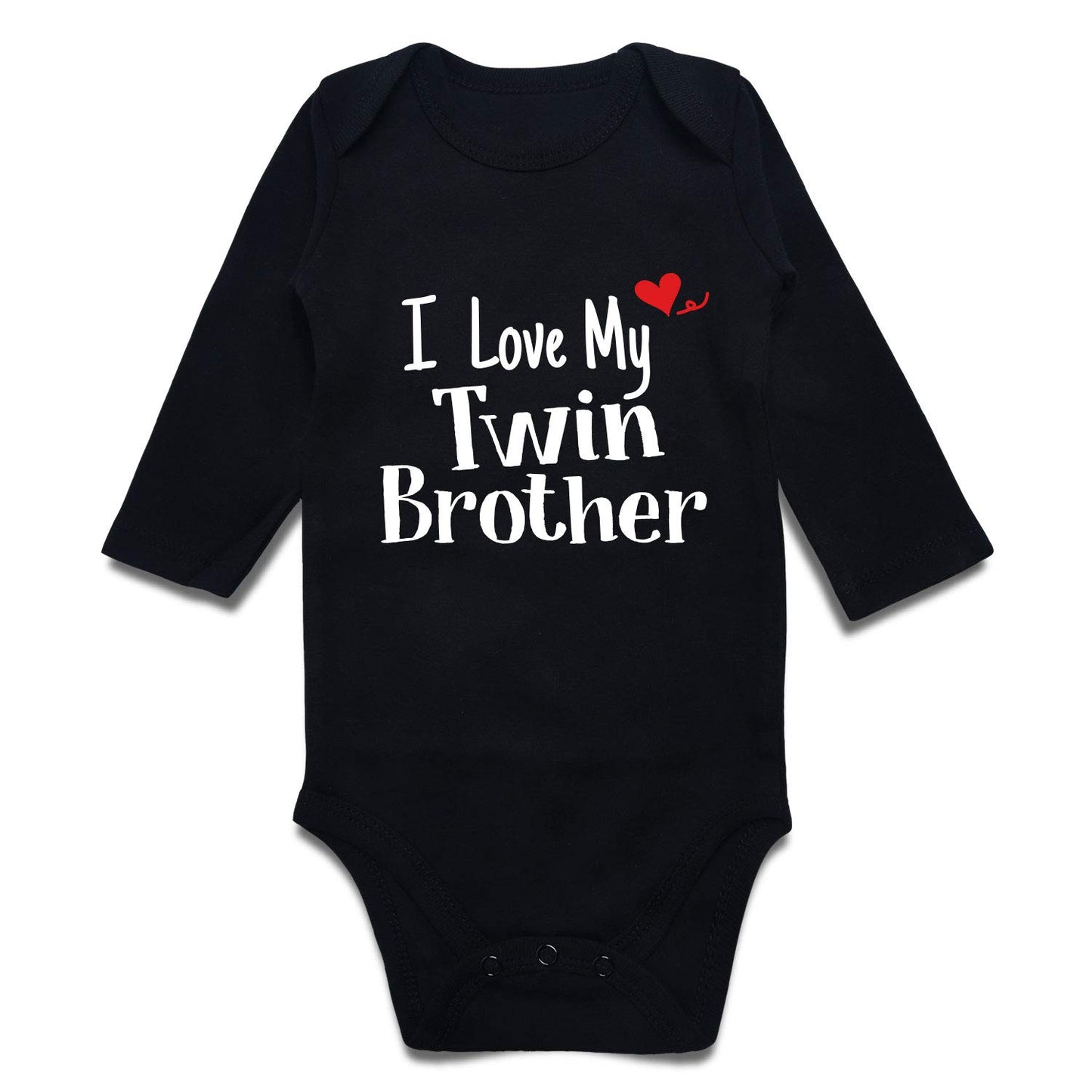 Twins Baby Bodysuits Boys Girls Rompers 2 Pack