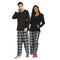 Black /White-black Plaid Womens