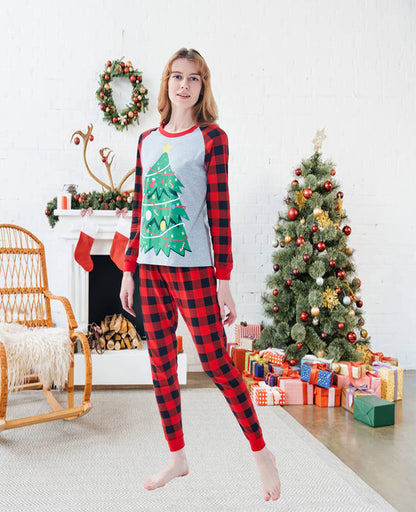 Christmas Family Matching Reindeer Pajamas Holiday Pajamas Snowman Sleepwear Christmas Pjs