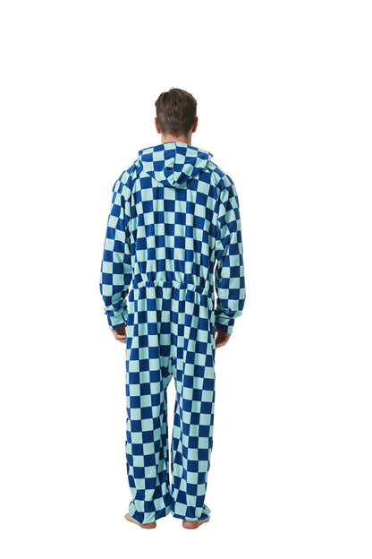 XMAS Women's & Men's Hooded Fleece Onesies One-Piece Pajamas