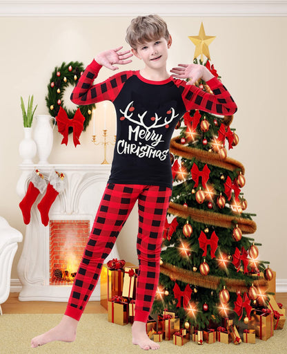 Christmas Family Matching Reindeer Pajamas Holiday Pajamas Snowman Sleepwear Christmas Pjs