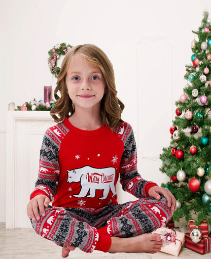 Christmas Family Matching Reindeer Pajamas Holiday Pajamas Snowman Sleepwear Christmas Pjs