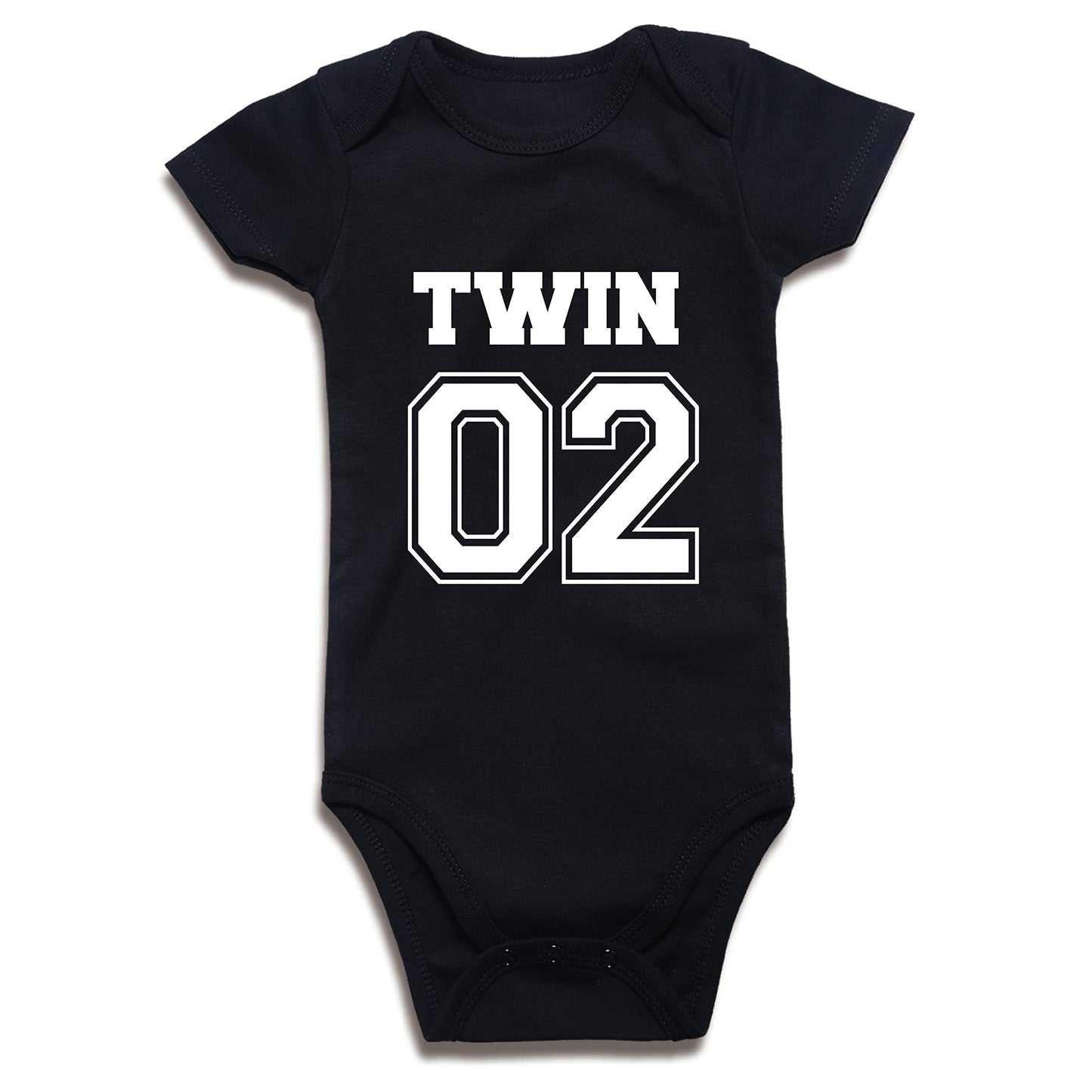 Twins Baby Bodysuits Boys Girls Rompers 2 Pack