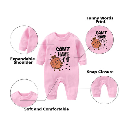 Baby Twins Bodysuits Cookie Milk Infant Baby Clothes Unisex Twin Baby Rompers Cute Outfits With Hat