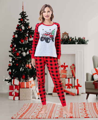 Christmas Family Matching Reindeer Pajamas Holiday Pajamas Snowman Sleepwear Christmas Pjs