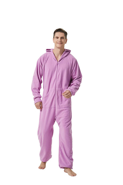 XMAS Women's & Men's Hooded Fleece Onesies One-Piece Pajamas