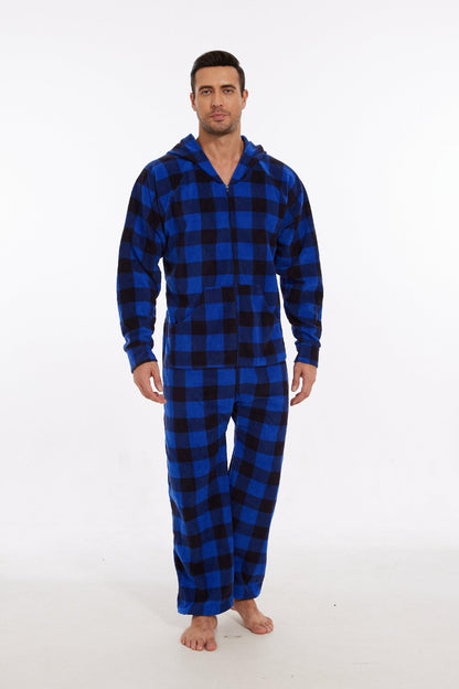 XMAS Women's & Men's Hooded Fleece Onesies One-Piece Pajamas