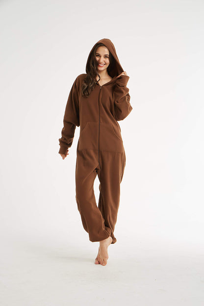 XMAS Women's & Men's Hooded Fleece Onesies One-Piece Pajamas