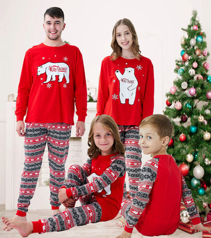 Christmas Family Matching Reindeer Pajamas Holiday Pajamas Snowman Sleepwear Christmas Pjs