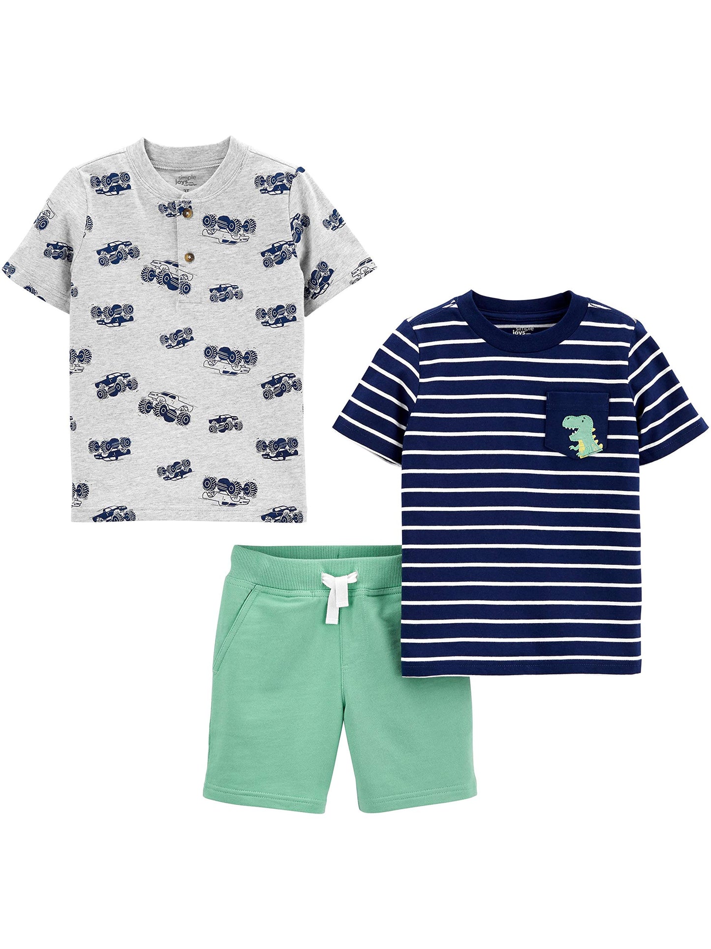 Simple Joys by Carter's baby-boys 3-piece Playwear Set