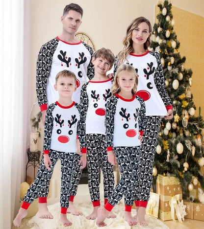 Christmas Family Matching Reindeer Pajamas Holiday Pajamas Snowman Sleepwear Christmas Pjs