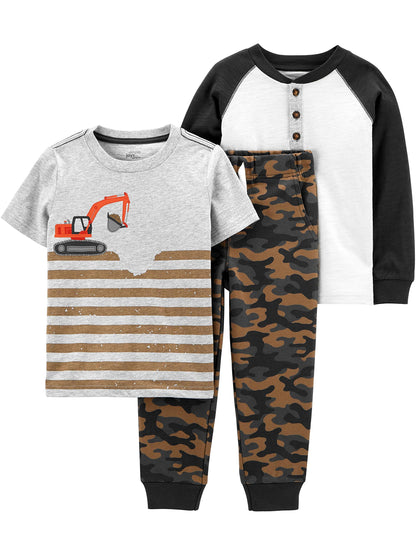 Simple Joys by Carter's baby-boys 3-piece Playwear Set