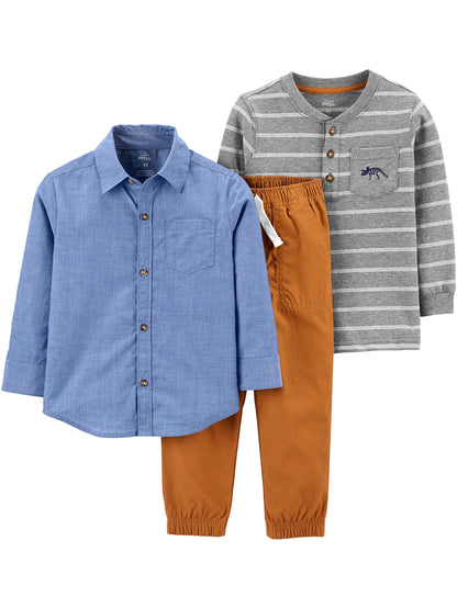 Simple Joys by Carter's baby-boys 3-piece Playwear Set