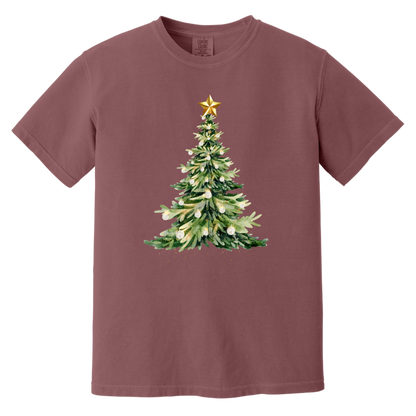 Christmas Heavyweight Garment-Dyed T-Shirt