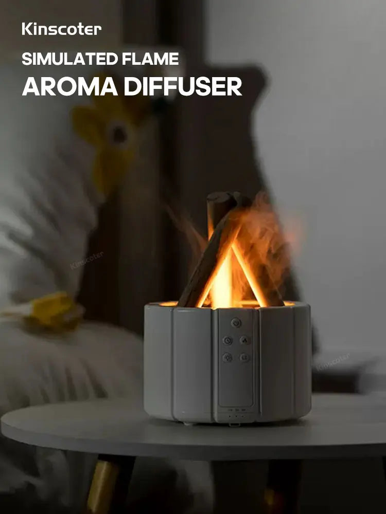 Simulated Flame Aroma Diffuser